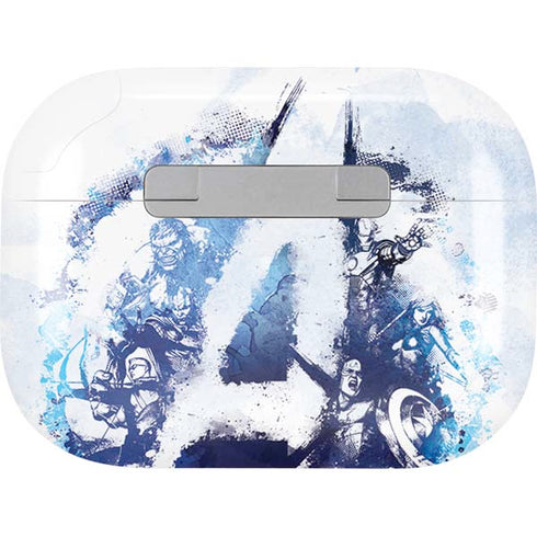 Marvel Avengers Blue Logo AirPods Skins